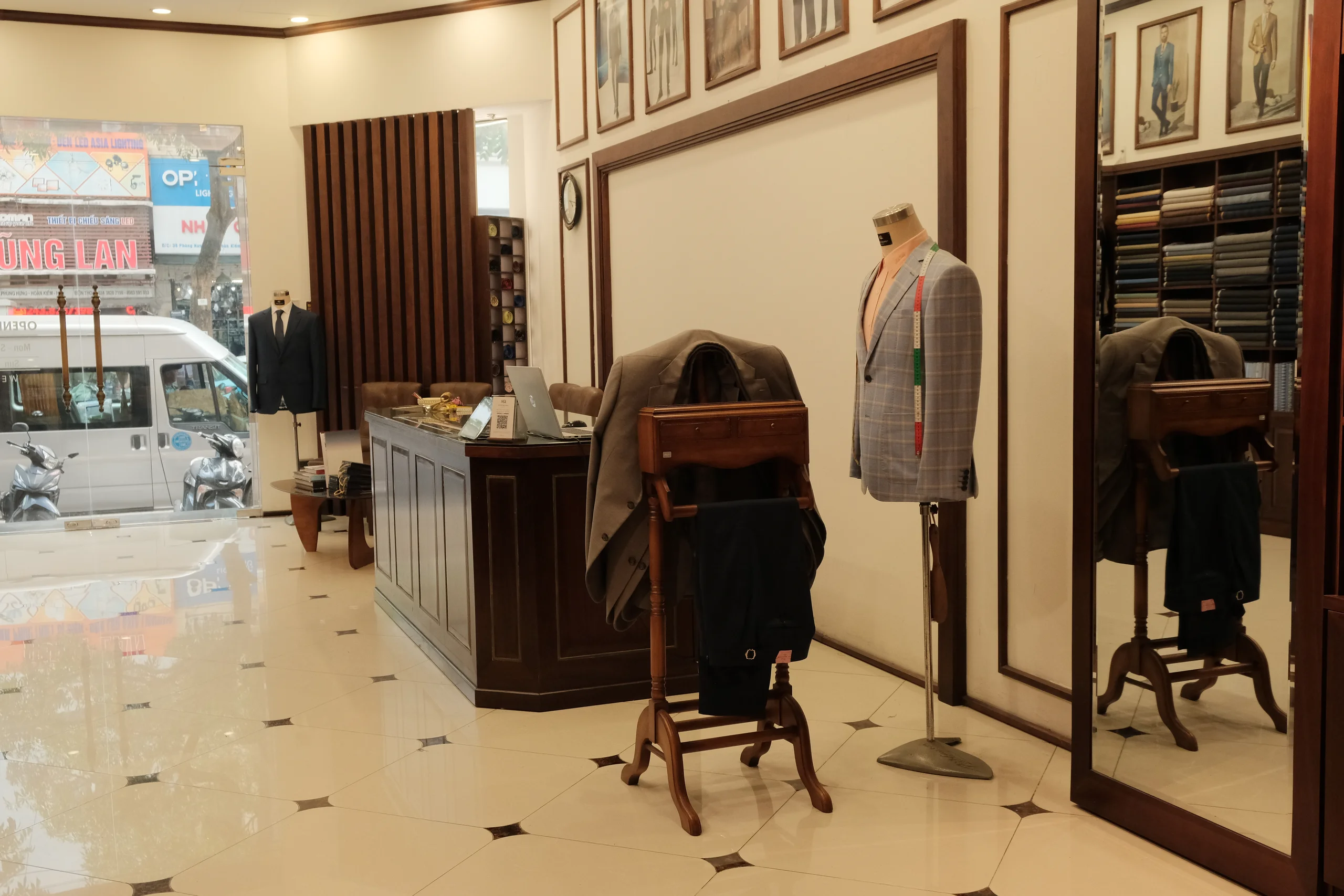A tailoring house in Hanoi.